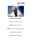 Muerte de lempira Vercion según, Mario Felipe Martínez