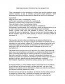 Impacto ambiental PREPARACIÓN DEL PROCESO DE LOS NEUMÁTICOS