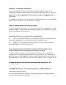 Organizacion empresarial ¿Describe el concepto de organización?