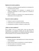 Objetivos de una tutoría académica