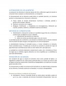 CUALES SON LOS METODOS DE CONSERVACIÓN