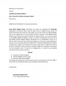Carta espacio publico villavicencio DERECHO DE PETICION ART. 23 Constitución Nacional