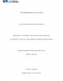 ANÁLISIS DEL CAPÍTULO 2 DEL LIBRO ECONOMÍA INTERNACIONAL