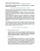 DELITO CONTRA LA LIBERTAD SEXUAL Y SEGURIDAD SEXUAL Y EL NORMAL DESARROLLO PSICOSEXUAL