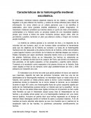Caracteristicas de la historiografia medieval
