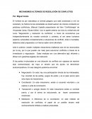 MECANISMOS ALTERNOS DE RESOLUCIÓN DE CONFLICTOS