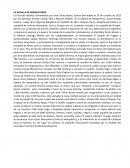 LA BATALLA DE MOSQUITEROS