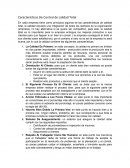 Características De Control de calidad Total