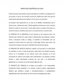 PRINCIPIOS ENSEÑADOS EN CASA