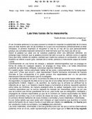 Las Tres luces de la masoneria
