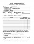 CUESTIONARIO PARA LA PERSONA QUE OCUPA EL PUESTO