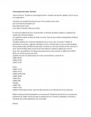 Transcripción de Ensayo "Cárnicos"