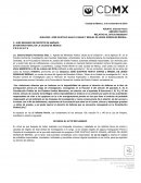 ASUNTO. Informe Previo