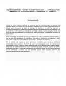 PROYECTO CREANDO CONCIENCIA Y SENTIDO DE PERTENENCIA ANTE LA FALTA DE CULTURA AMBIENTAL EN LOS ESTUDIANTES DE LA UNVERSIDAD DEL ATLANTICO