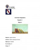 Español Actividad Integradora