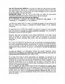 DERECHO MERCANTIL TITULOS DE CREDITO