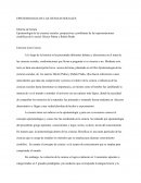 Informe de lectura Epistemología de las ciencias sociales