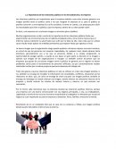 Importancia de las relaciones publicas en la mercadotecnia y la empresa