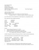 Análisis de Estados Financieros Prácticas de Temas Nº 1, 2 y 3 Unidad I: Fundamentos Teóricos para el Análisis de los Estados Financieros