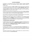 CARACTERÍSTICAS DEL TEXTO LITERARIO