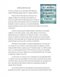 Reseña del niño con la pijama de rayas Reseñas M474