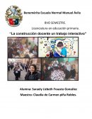 Ka construcción docente un trabajo interactivo