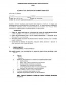 GUIA PARA LA ELABORACION DE INFORMES DE PRÁCTICA