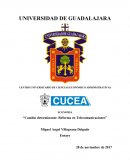 ECONOMÍA “Cambio determinante: Reforma en Telecomunicaciones”