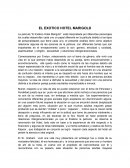 Ensayo EL EXOTICO HOTEL MARIGOLD