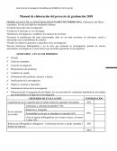 Manual de elaboración del proyecto de graduación 2018