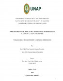 POSICIONAMIENTO DE MARCAS DE CALZADOS PARA MUJERES DE 20 A 24 AÑOS EN LA CIUDAD DE IQUITOS