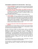 PROCEDIMIENTO ADMINISTRATIVO SANCIONATORI