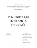 15 motores que impulsan la economía