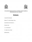 Administración de la producción II Planeación de requerimientos de materiales