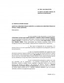 ESCRITO OBJETANDO PRUEBAS ANTE EL MP