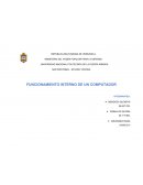 FUNCIONAMIENTO INTERNO DE UN COMPUTADOR
