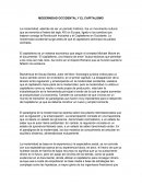 MODERNIDAD OCCIDENTAL Y EL CAPITALISMO