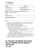 EL USO DE LAS REDES SOCIALES EN LA PROMOCIÓN DE BIENES Y SERVICIOS