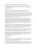 Implementación de Reforma Rural Integral