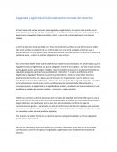 Legalidad y legitimidad los fundamentos morales del derecho