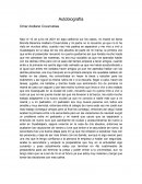 Omar Arellano Covarrubias Autobiografía