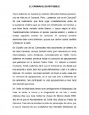 EL CARNAVAL EN MI PUEBLO