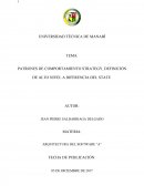 PATRONES DE COMPORTAMIENTO STRATEGY, DEFINICIÓN DE ALTO NIVEL A DIFERENCIA DEL STATE