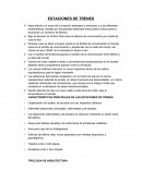 ESTACIONES DE TRENES ENSAYO