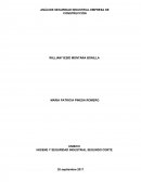 ANÁLISIS SEGURIDAD INDUSTRIAL EMPRESA DE CONSTRUCCIÓN