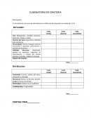 ELIMINATORIA DE ORATORIA Participante