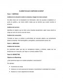 ESTRUCTURA BÁSICA DE UN BRIEF