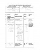 PLAN TERAPÉUTICO PARA DÉFICIT DE CONCENTRACIÓN