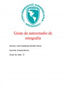 Grupo de clase: 12 Guía #1 “Reglas generales de acentuación”
