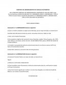 Contrato Arrendamiento Automóvil
